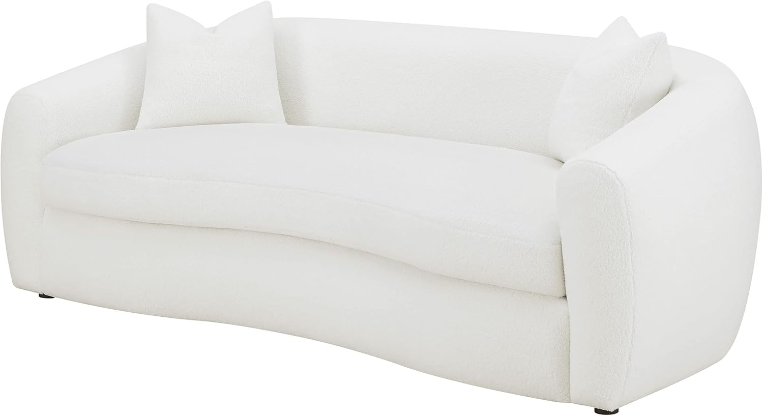 Coaster Home Furnishings Isabella Upholstered Tight Back Sofa White - Image 5