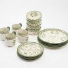 Temp-tations Old World 16-Piece Essential Dinnerware Set ,Green