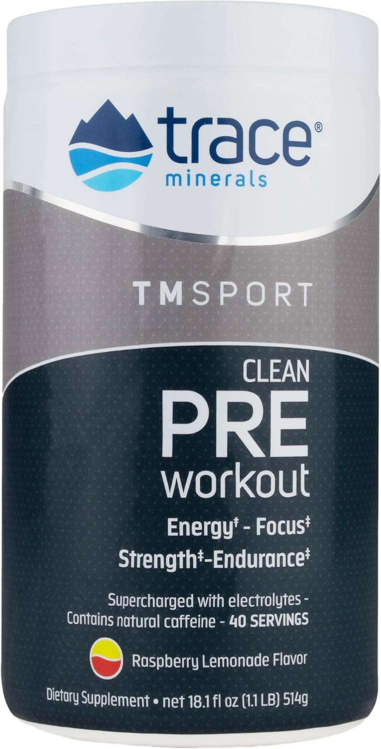 Trace Minerals TMRFIT Series Preworkout Canister Supplement, 18.1 Ounce Pack of 2