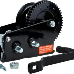 2500 LBS Hand Crank Winch, Boat Trailer Winch, Boat Lift Wheel Kit, Drill Winch, Trailer Winch, Come Along Winch Heavy Duty, 2-Speed Winch with Hand Brake, Mini Winch, Manual Boat Anchor Winch Pack of 2