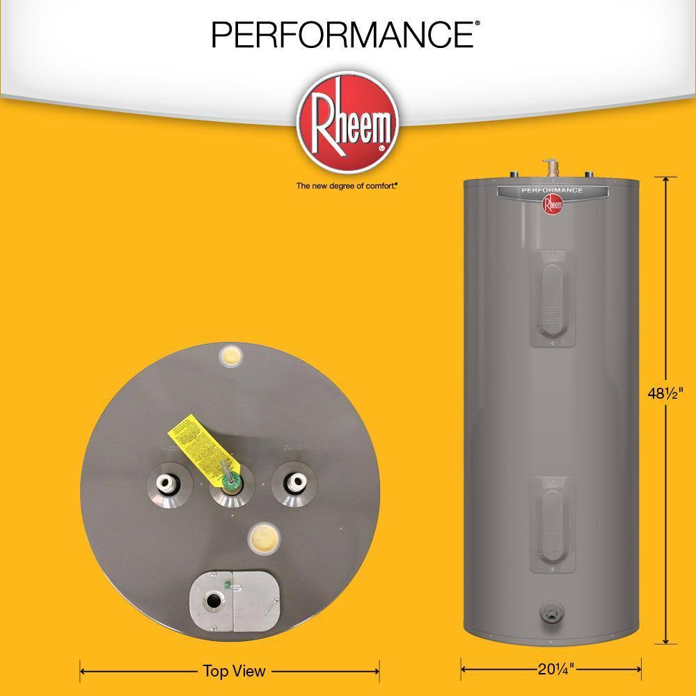 ??Rheem Performance 40 gal. Medium 6 Year 4500/4500-Watt Elements Electric Tank Water Heater - Image 5