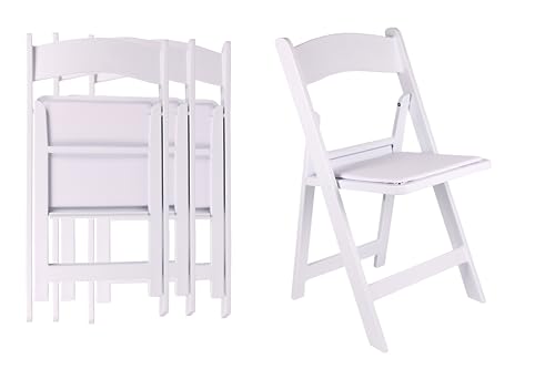 BTEXPERT Set of 4, Resin Folding Chair Vinyl Padded Seat Indoor Outdoor Lightweight Set for Home Event Party Picnic Kitchen Dining Church School Weddings - Image 22